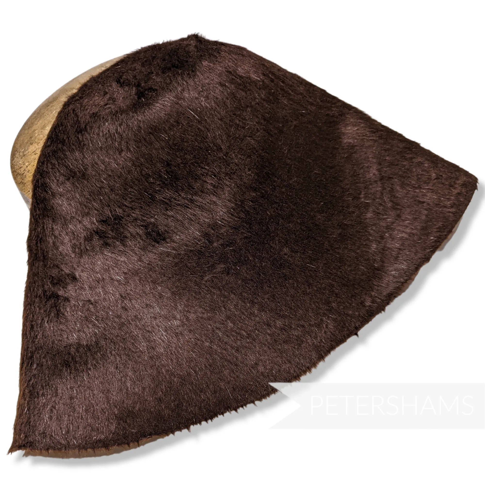 Melusine Vintage Fur Felt Cone Hood Hat Body - Beige & Browns