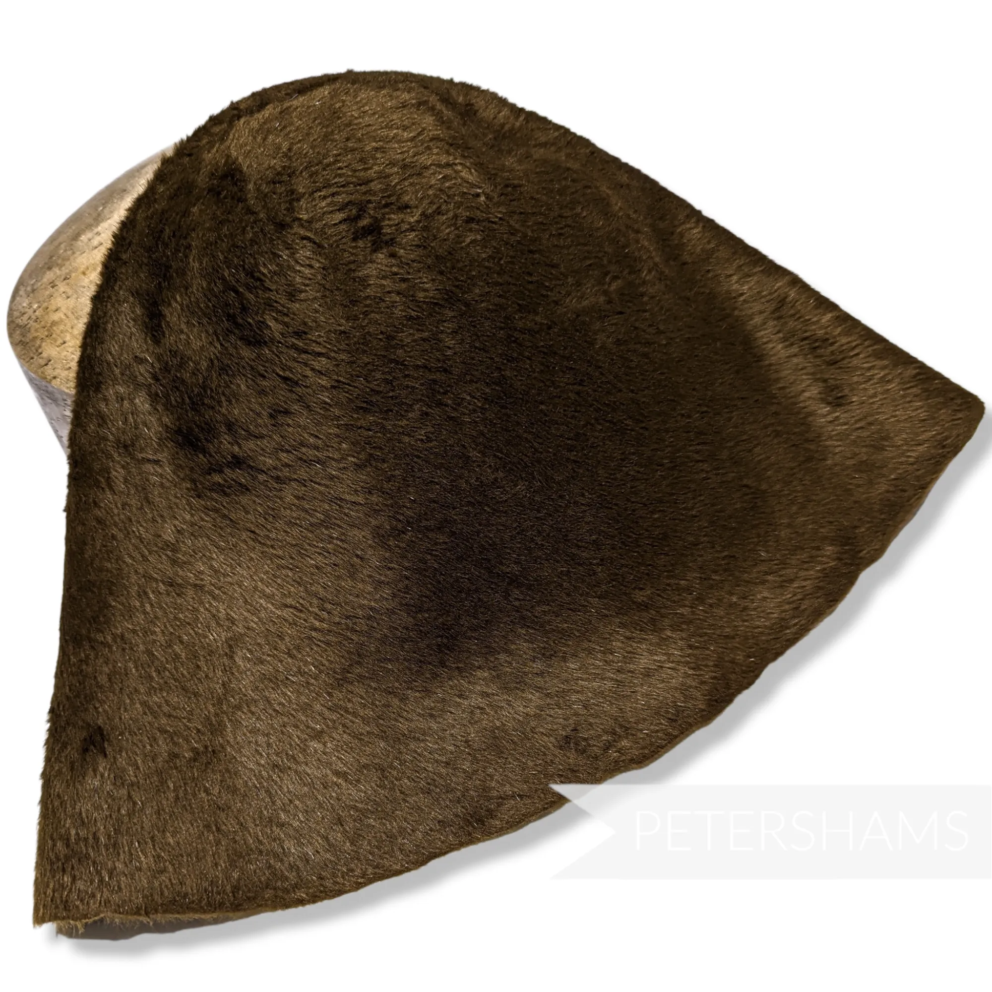 Melusine Vintage Fur Felt Cone Hood Hat Body - Beige & Browns