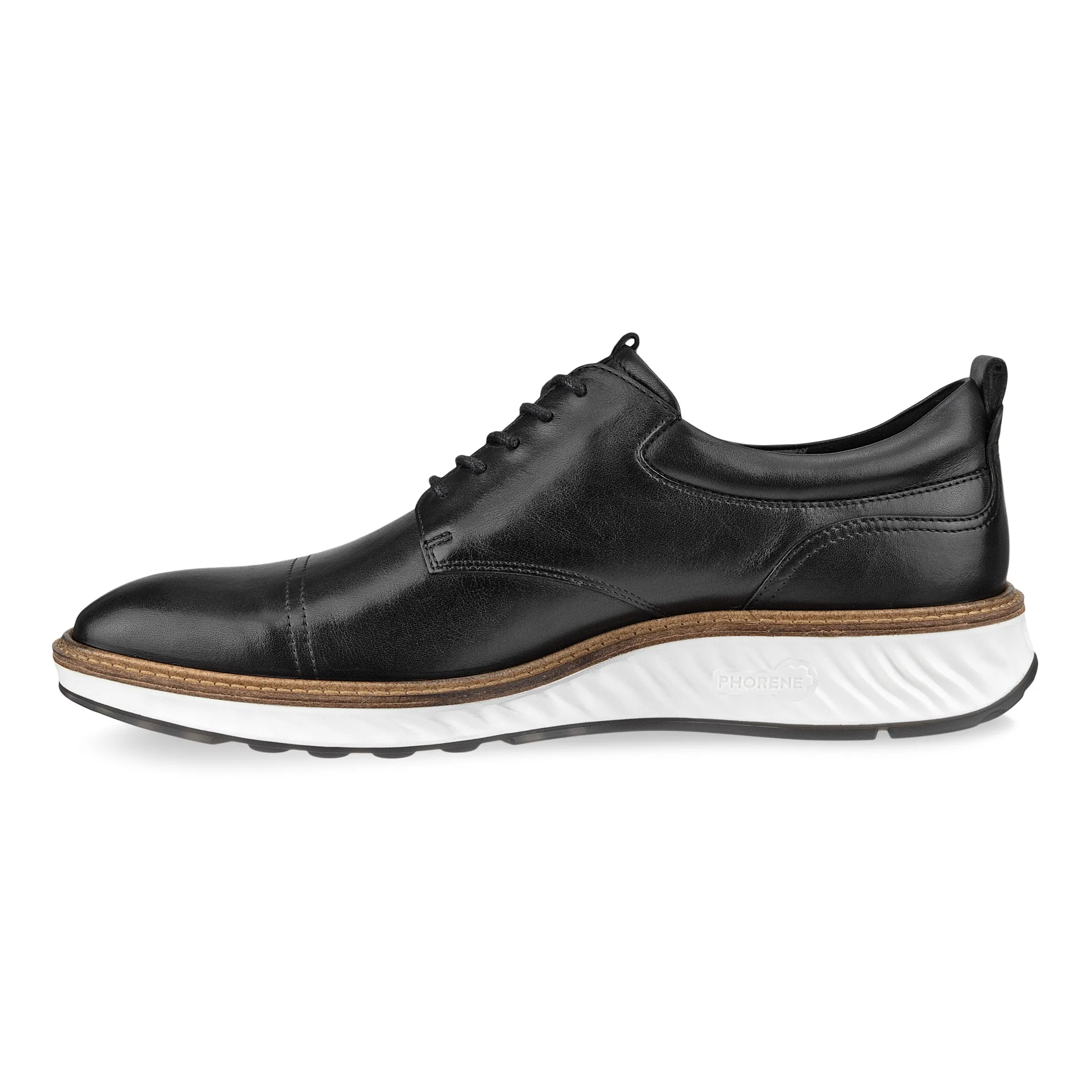 Men's Ecco St.1 Hybrid Derby Shoe Color: Black