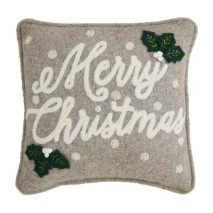 MERRY CHRISTMAS MINI FELT PILLOW