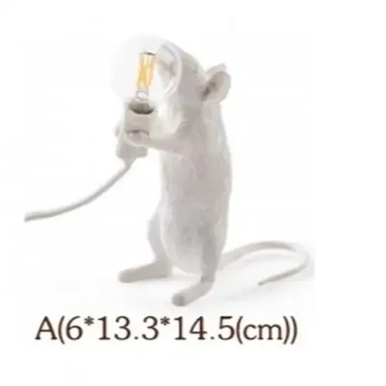 Mouse Resin Table Lamp