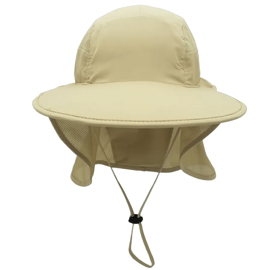 Multi-Functional Wide-Brimmed UV Sun Hat with Neck Protection - SF0388