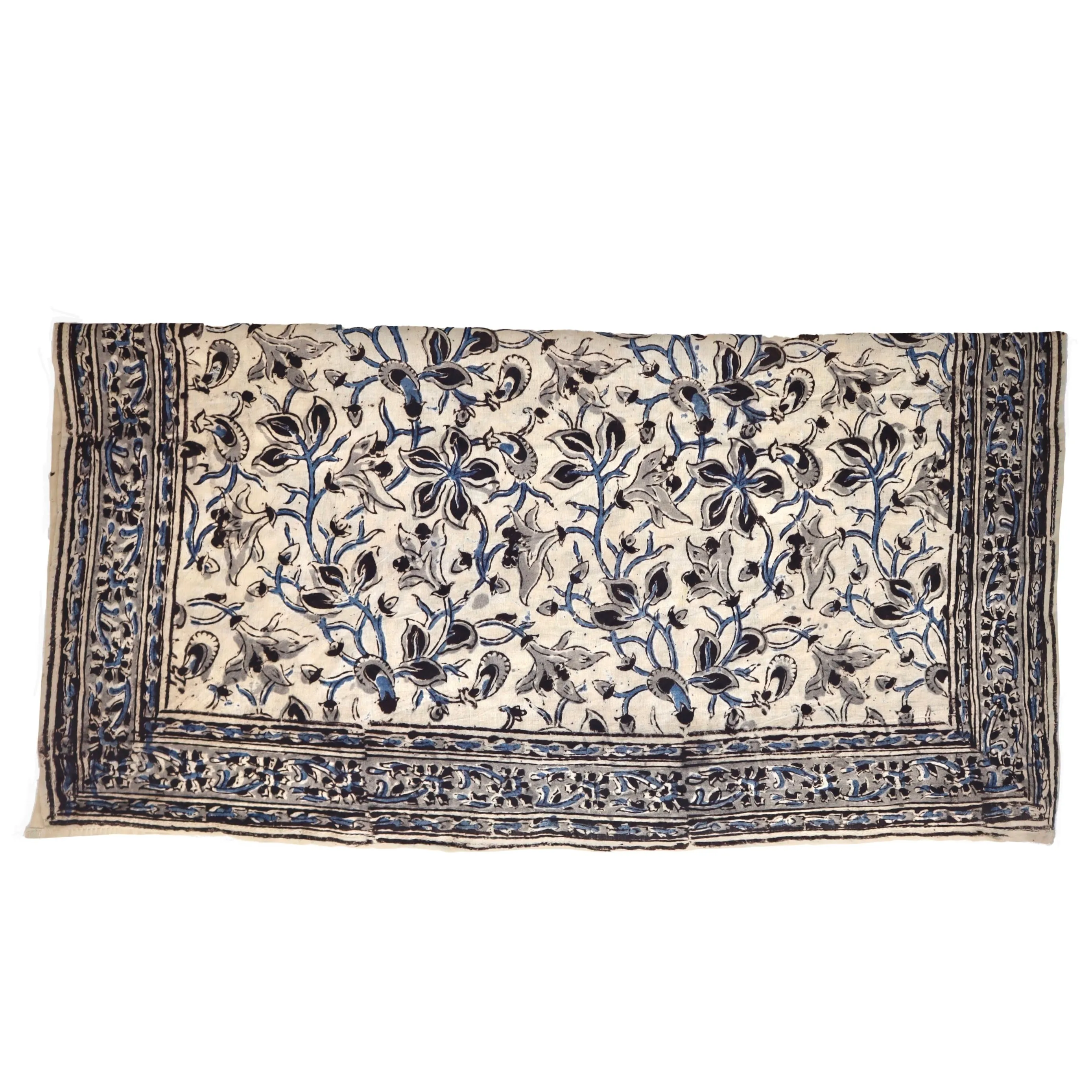 Ocean Breeze - Kalamkari Cotton Bandana (KK1419)