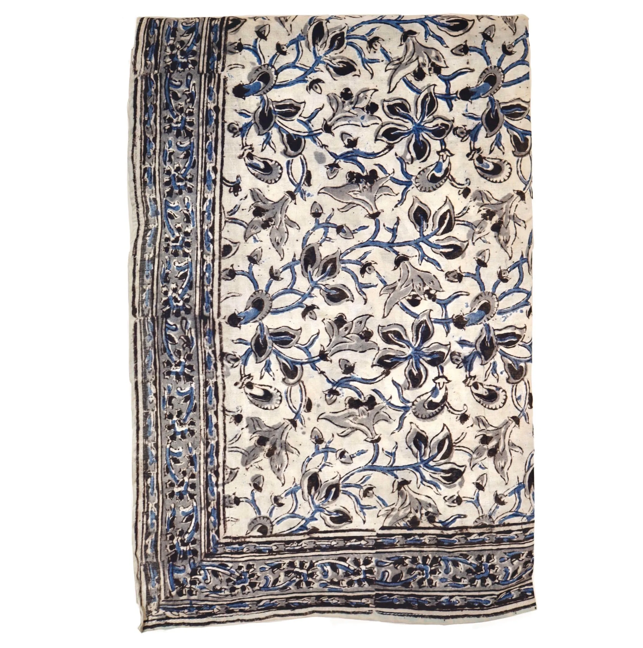 Ocean Breeze - Kalamkari Cotton Bandana (KK1419)