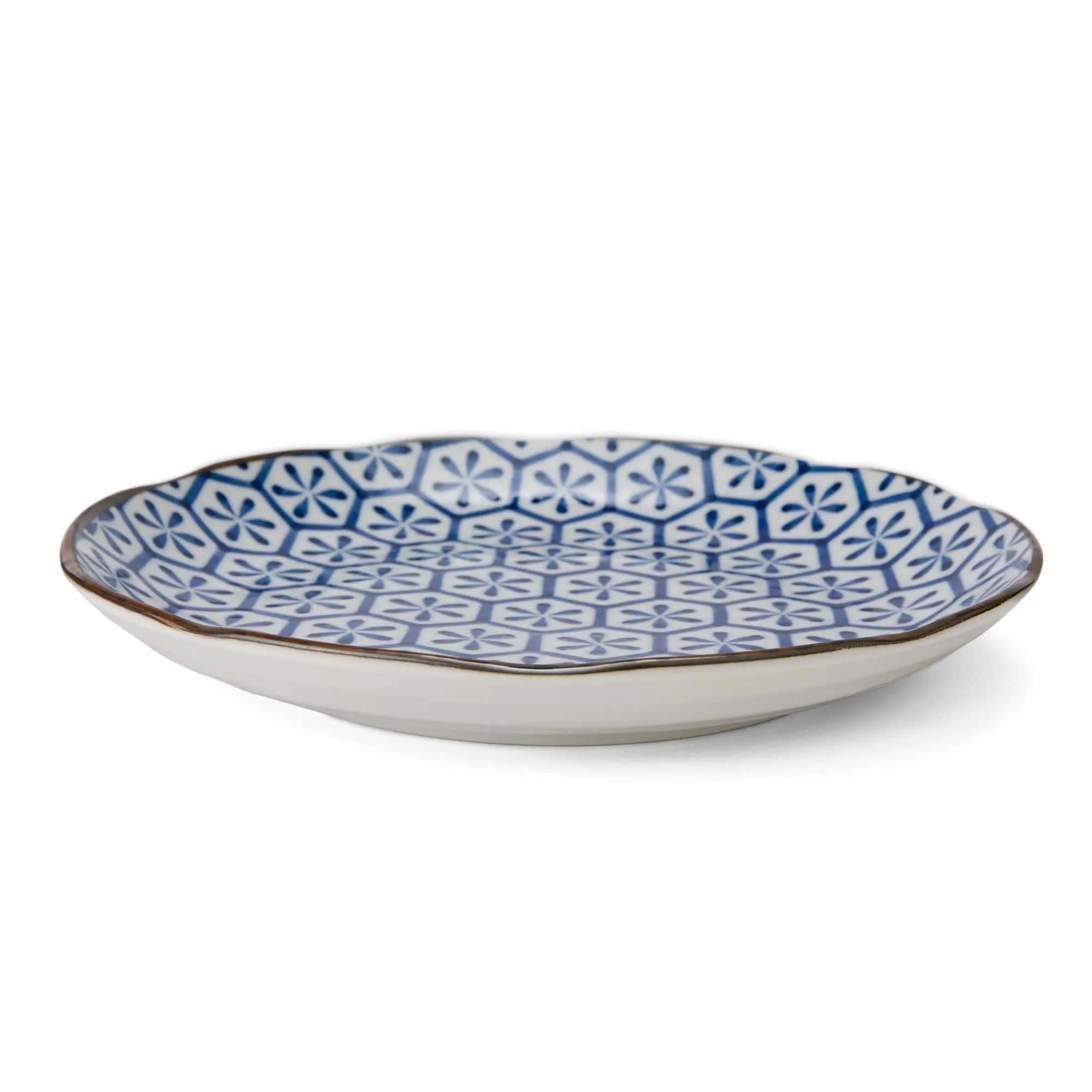 Onuma Plate [White/Dark blue]