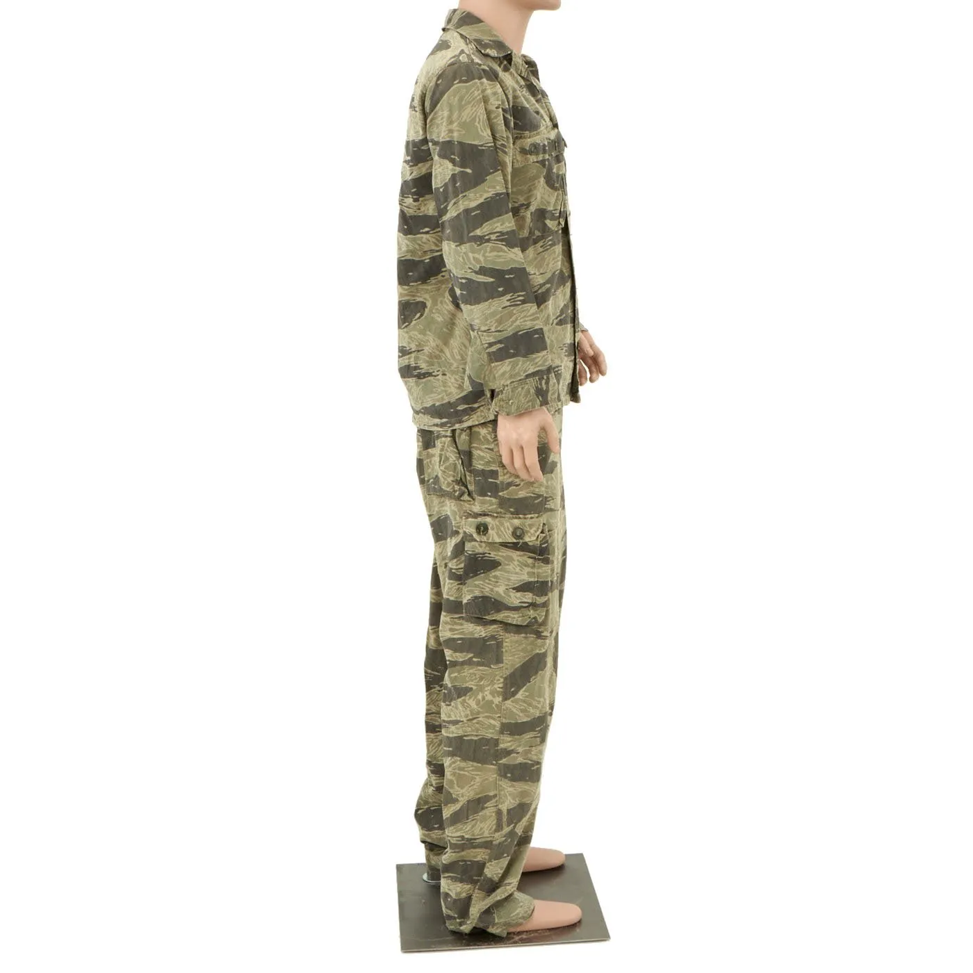 Original U.S. Vietnam War Japanese Made MACV-SOG Special Forces Tiger Stripe Camouflage Fatigue Uniform