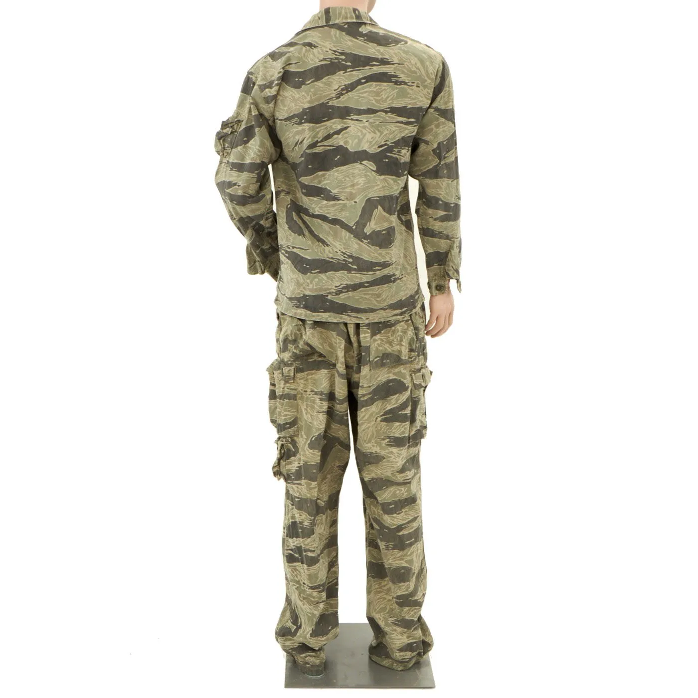 Original U.S. Vietnam War Japanese Made MACV-SOG Special Forces Tiger Stripe Camouflage Fatigue Uniform