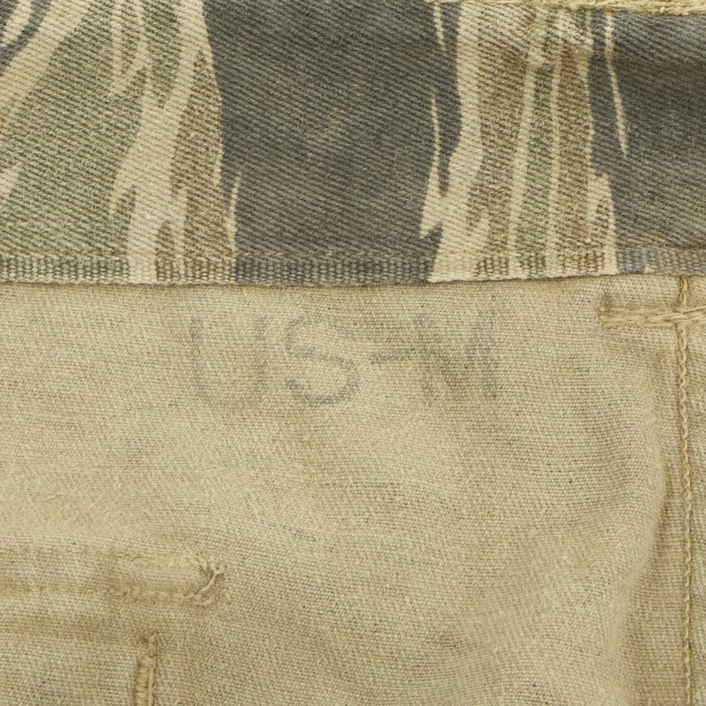 Original U.S. Vietnam War Japanese Made MACV-SOG Special Forces Tiger Stripe Camouflage Fatigue Uniform