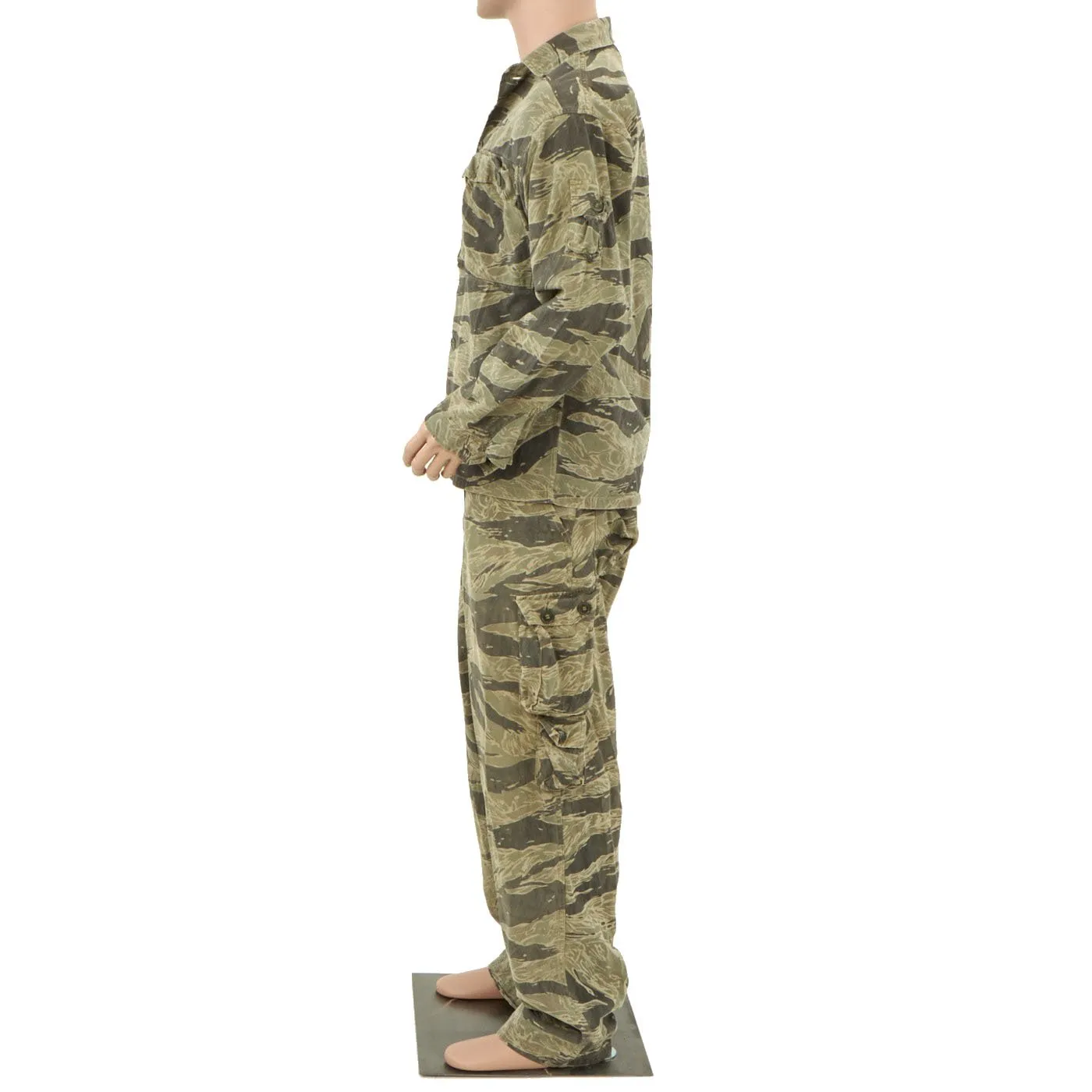 Original U.S. Vietnam War Japanese Made MACV-SOG Special Forces Tiger Stripe Camouflage Fatigue Uniform