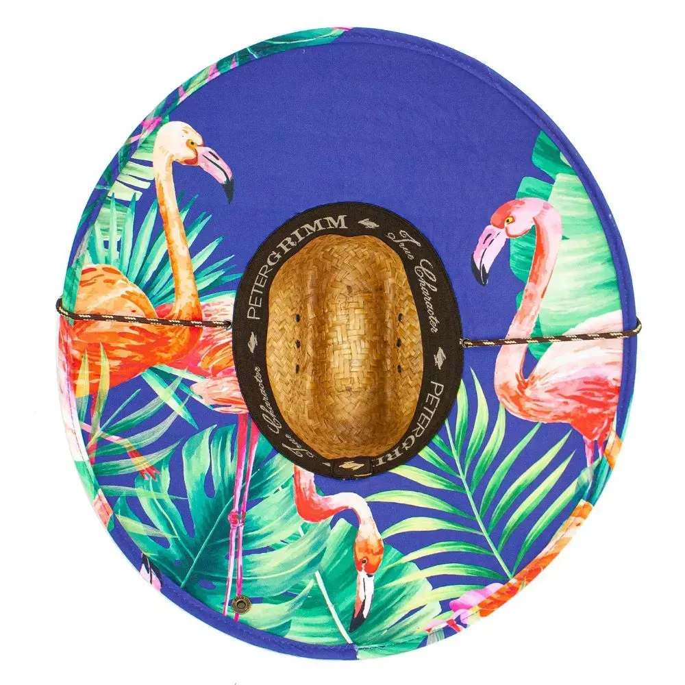 Peter Grimm Flamingo - Straw Lifeguard Hat