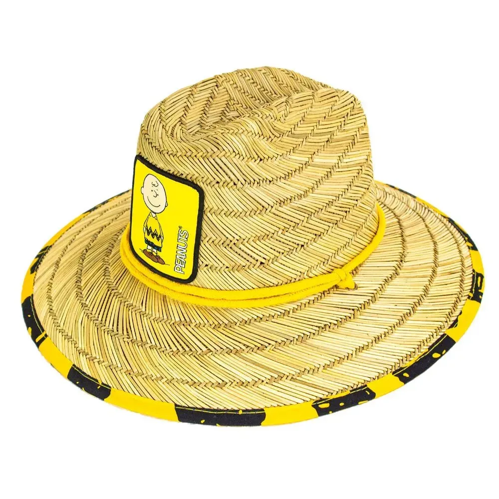 Peter Grimm Peanuts Charlie Junior - Childrens Straw Lifeguard Hat