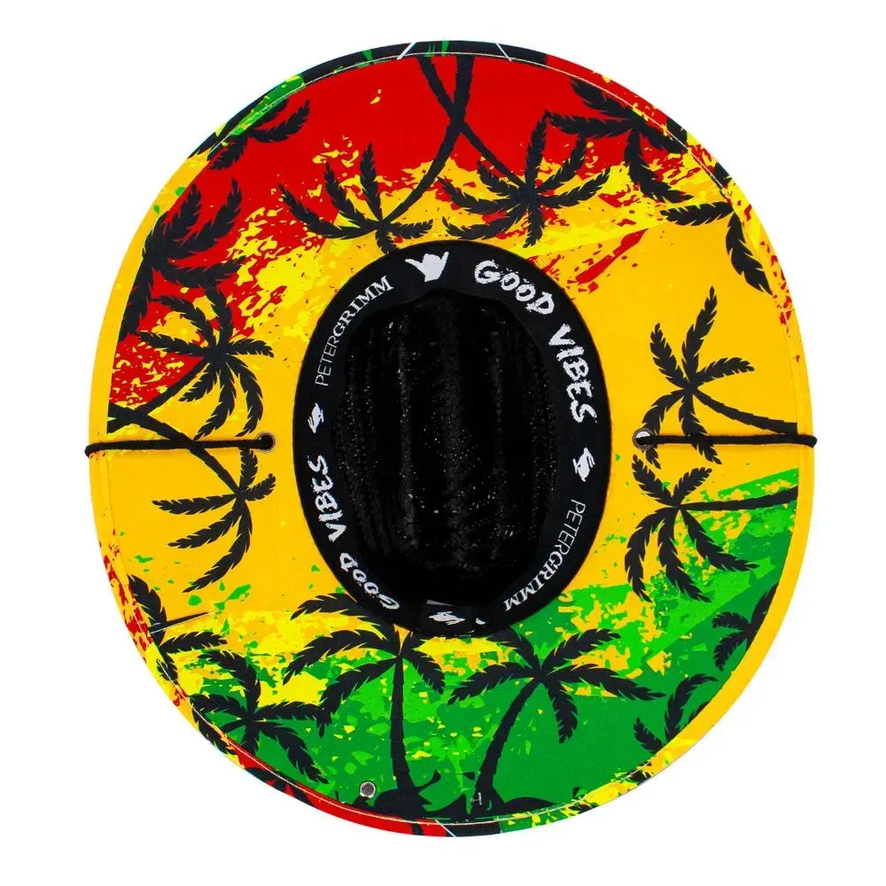 Peter Grimm Rasta - Rye Straw Lifeguard Hat