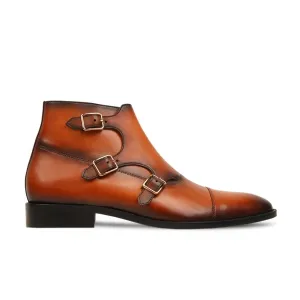 Polzela - Men's Burnished Tan Calf Leather Boot