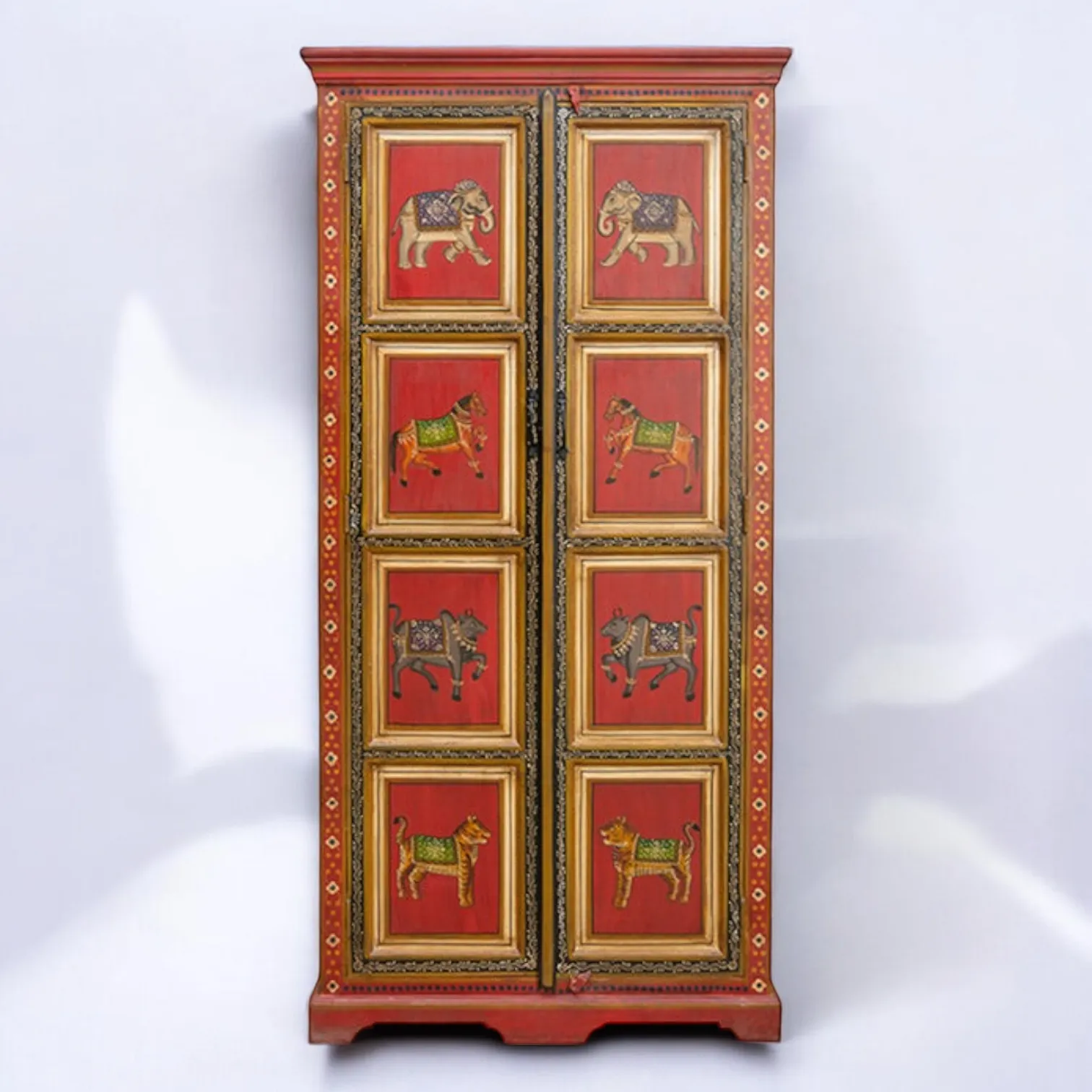 Rajasthani Traditional Solid Wood Wardrobe