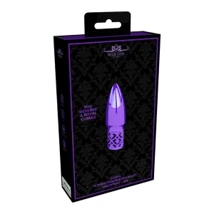 Royal Gems Glitter Rechargeable Abs Bullet Purple