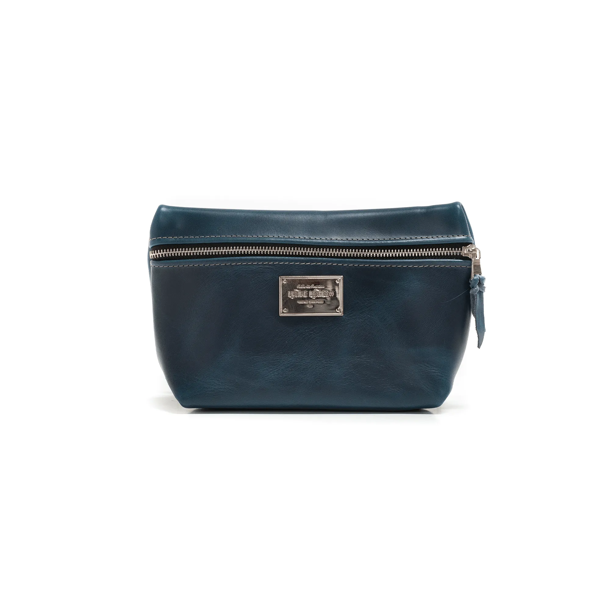 Smooth Leather Cosmetic Bag