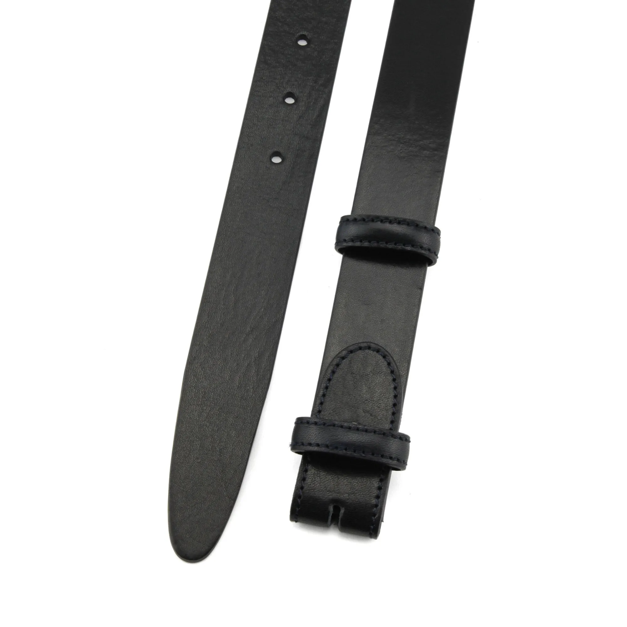 Smooth Narrow Supple Belt Strap