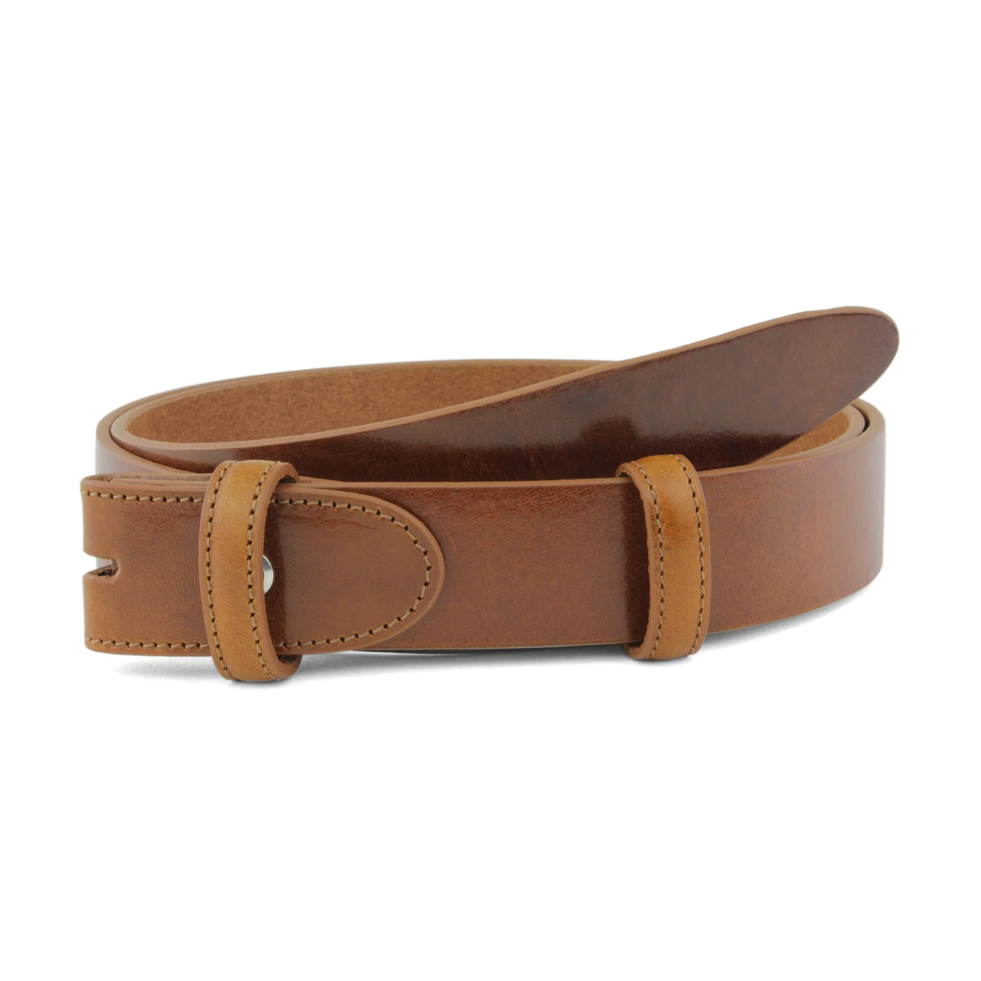 Smooth Narrow Supple Belt Strap