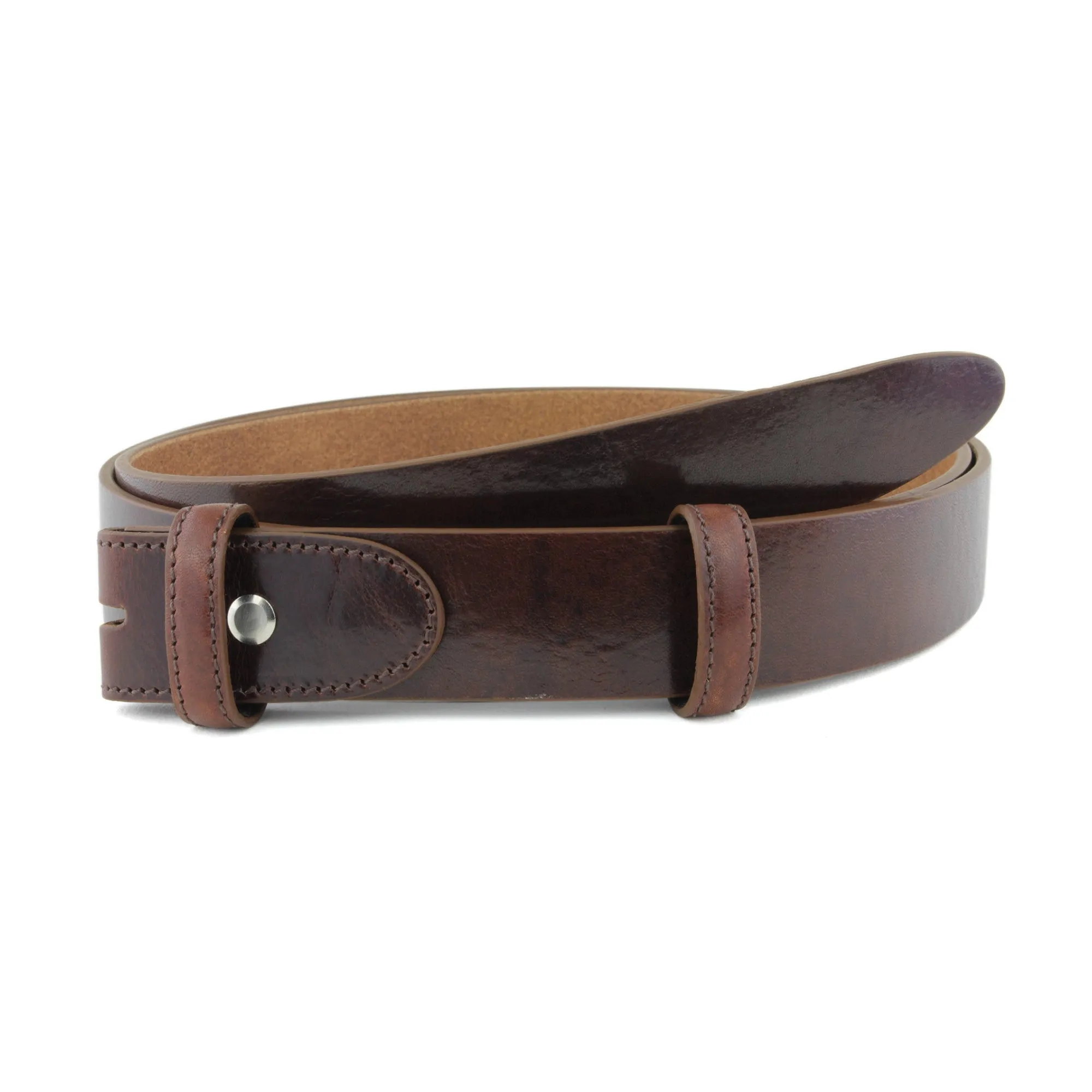 Smooth Narrow Supple Belt Strap