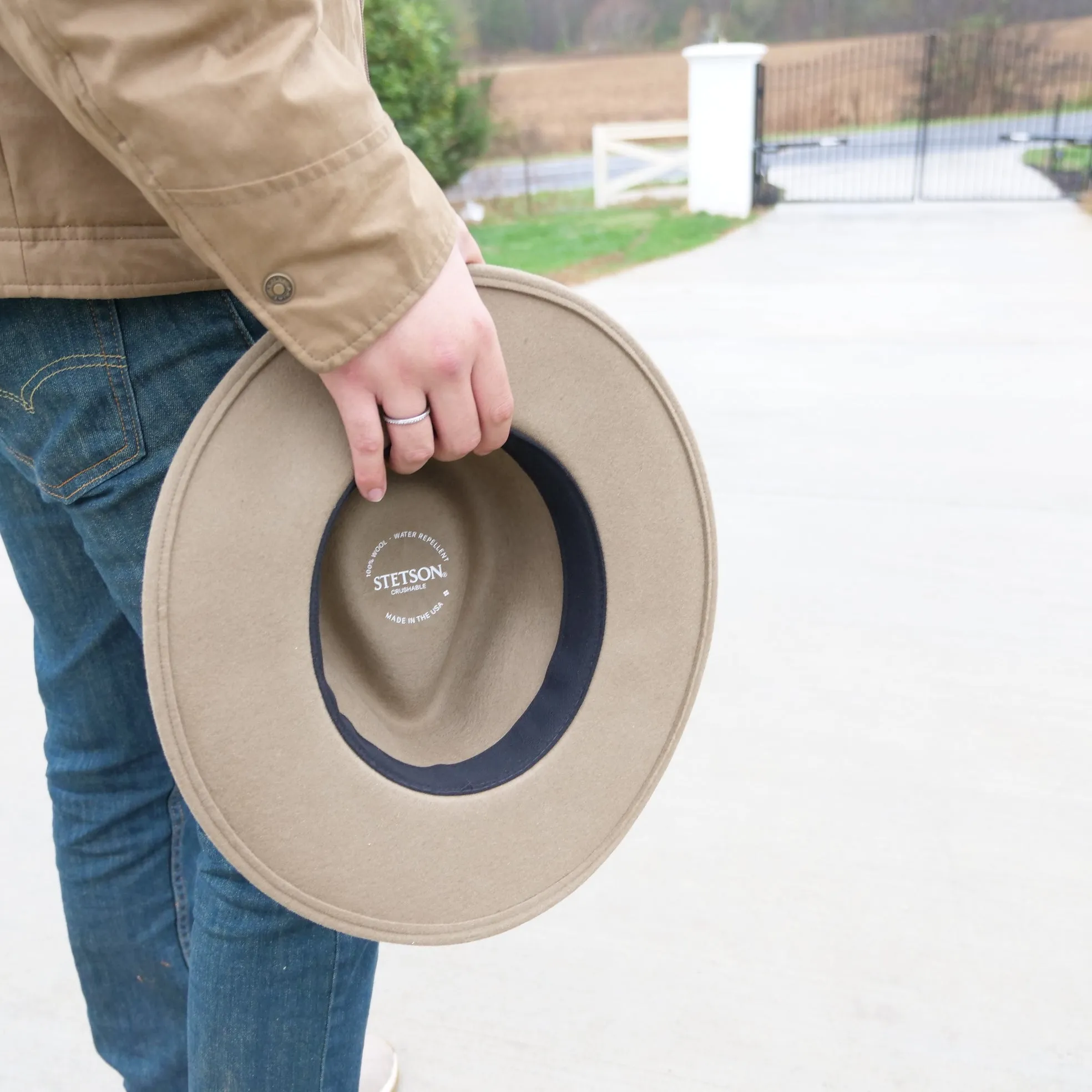 Stetson Crushable Wool Hat Bozeman Mushroom