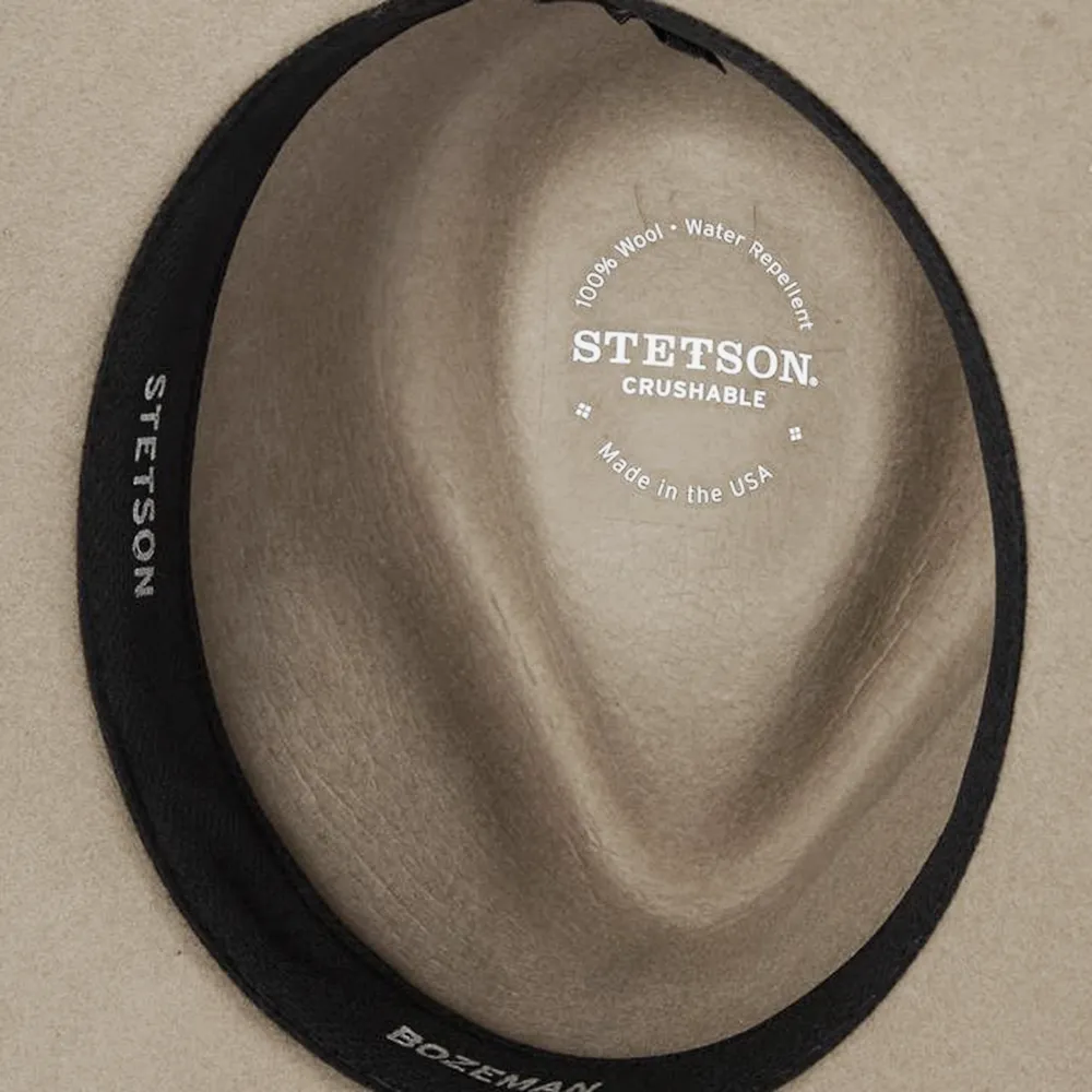 Stetson Crushable Wool Hat Bozeman Mushroom