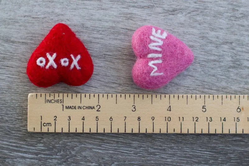 Valentine's Day Conversation Hearts- SET OF 4