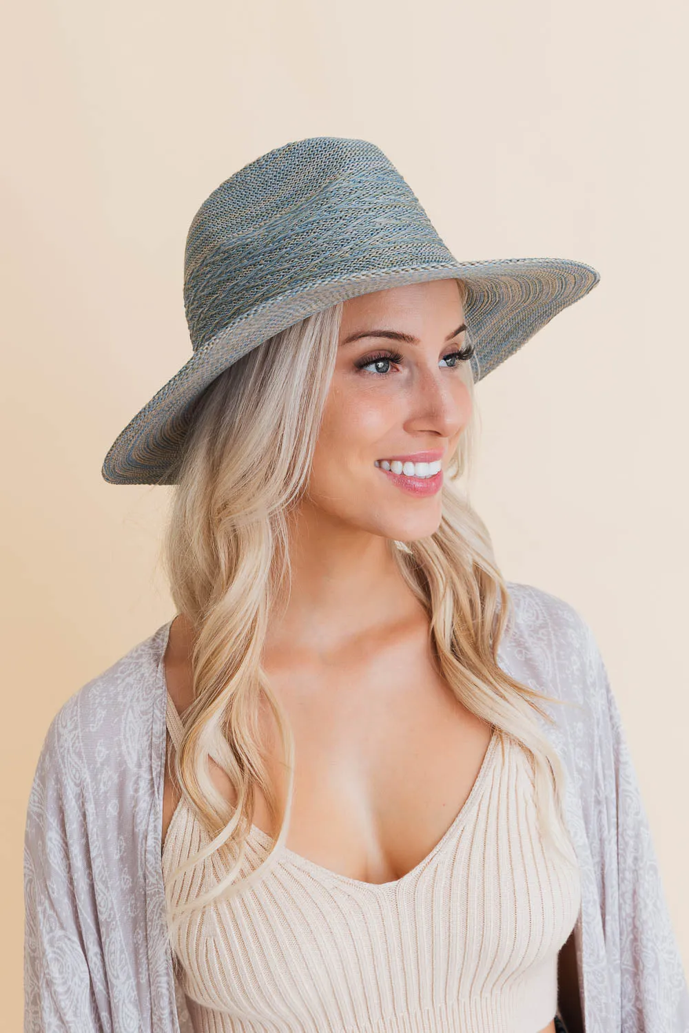 Western Whisper Straw Brim Hat