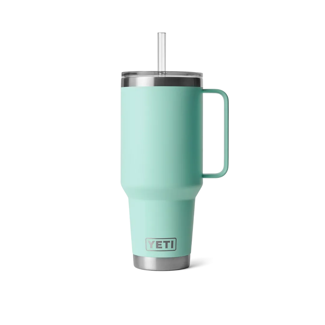 Yeti Rambler 42oz Seafoam Straw Mug