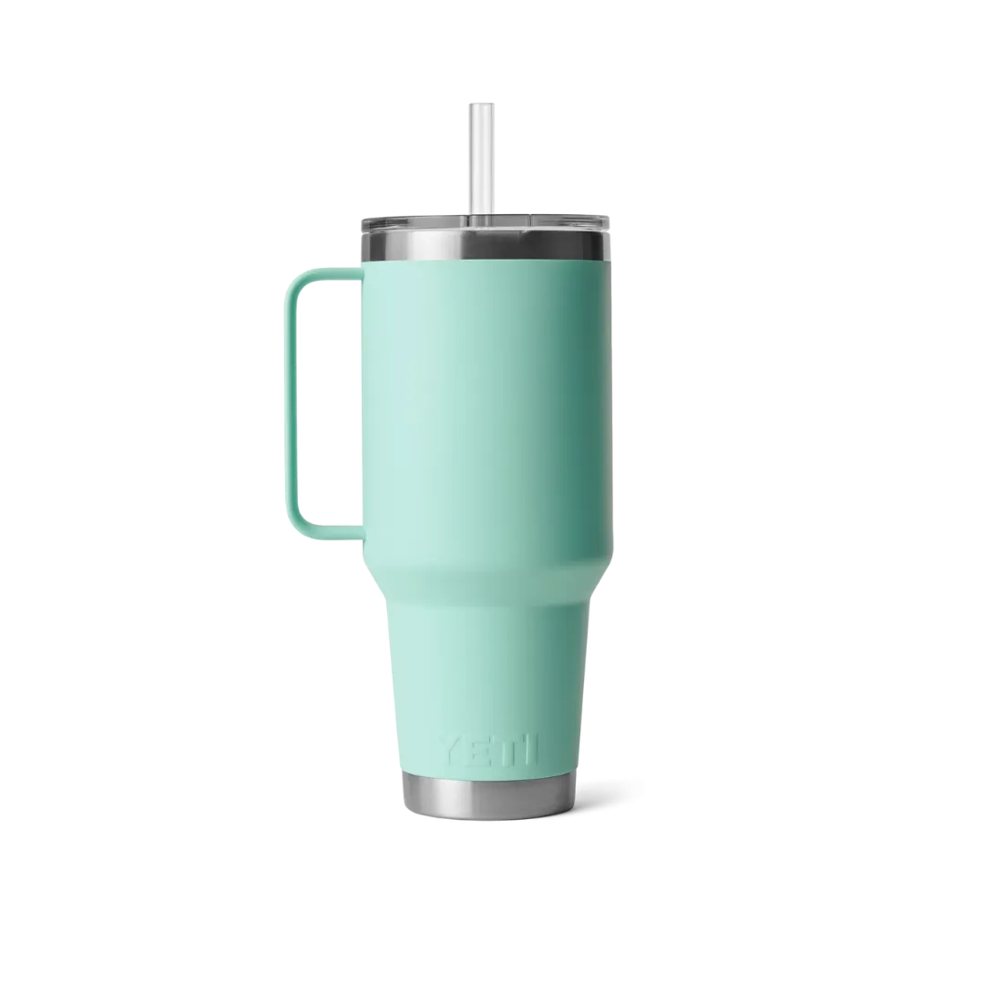 Yeti Rambler 42oz Seafoam Straw Mug